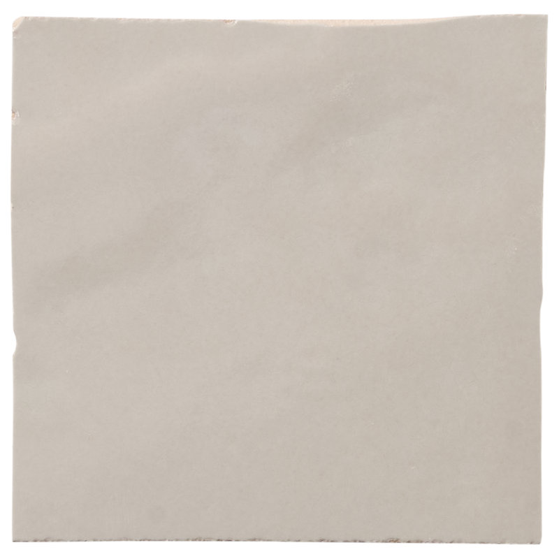 Virello 4x4 Glossy Ceramic Wall Tile, Linen Beige