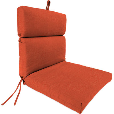 Coussin de chaise d'extérieur 22 "x 44" avec attaches et boucle