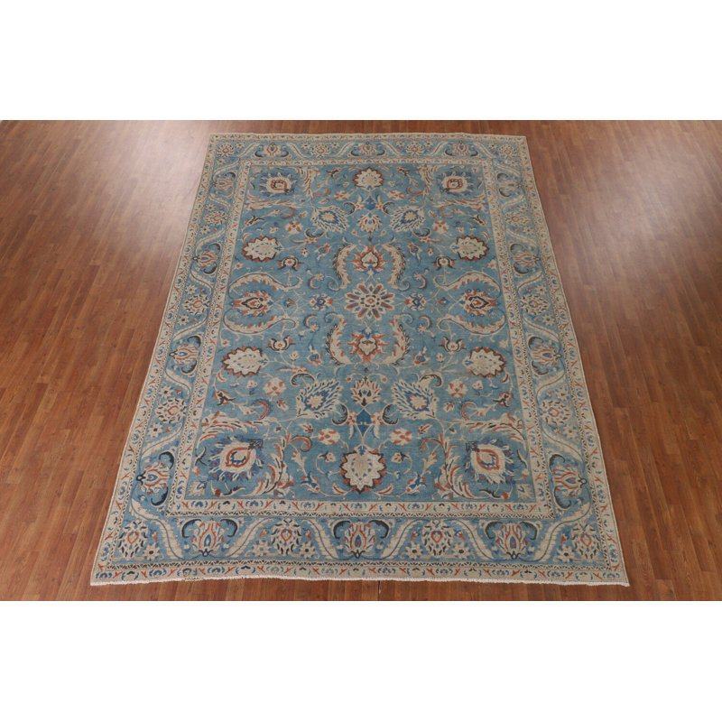 Tapis bleu surdimensionné 9 x 13