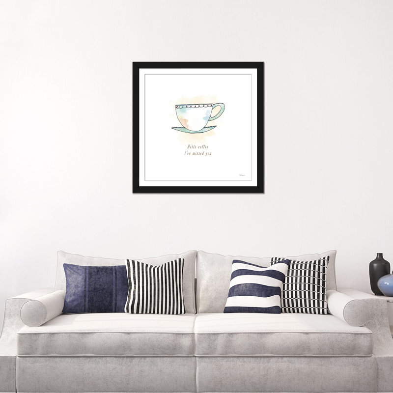 Good brass ii, impression sur toile tendue, H 16 po x l 16 po x P 1 po, Papier avec cadre noir, Blanc