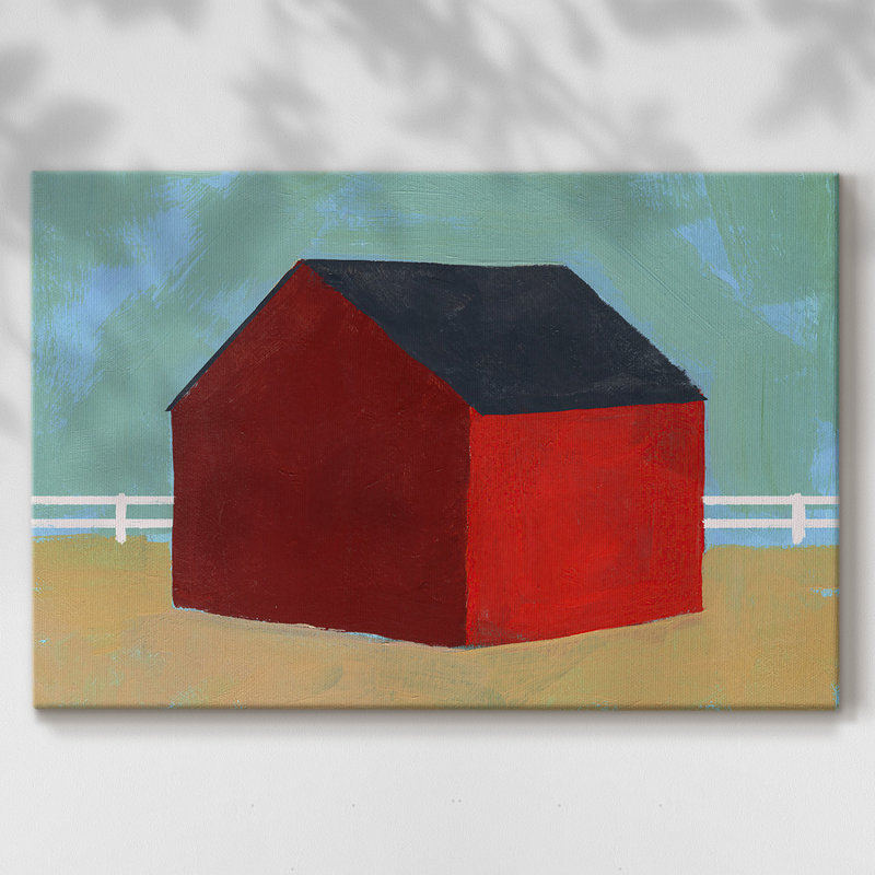 Big Red One IV-Gallery Wrapped Canvas, 12" H x 18" W