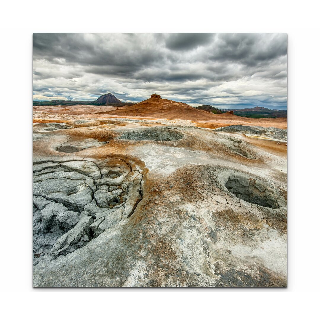 Leinwandbild Geothermal Gebiet in Island