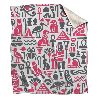 Egyptian Symbols Pattern Blankets