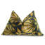 Velvet Geometric Lumbar Pillow Cover & Insert