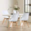 Chaise d'appoint blanche