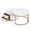 Table basse gigogne 2 tiroirs Design