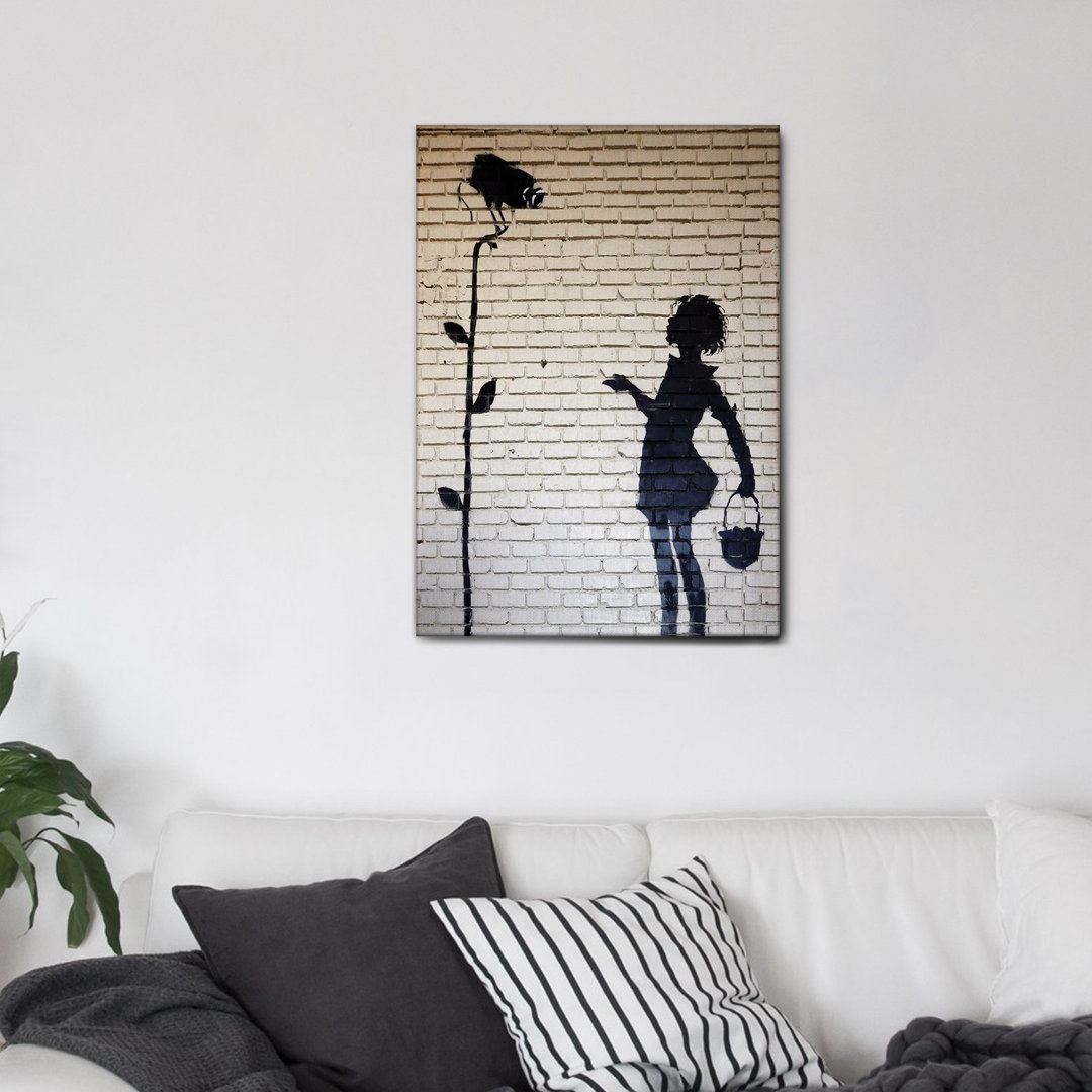 Leinwandbild Girl Room von Banksy