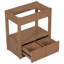 (Base seulement) Meuble-lavabo de 30 po sans comptoir, tablette de rangement ouverte et 2 tiroirs