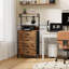 38.5cm W Metal Bedside Table