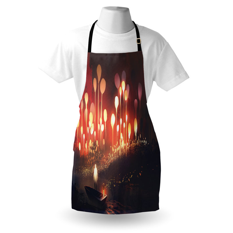 No Pattern Bib Apron