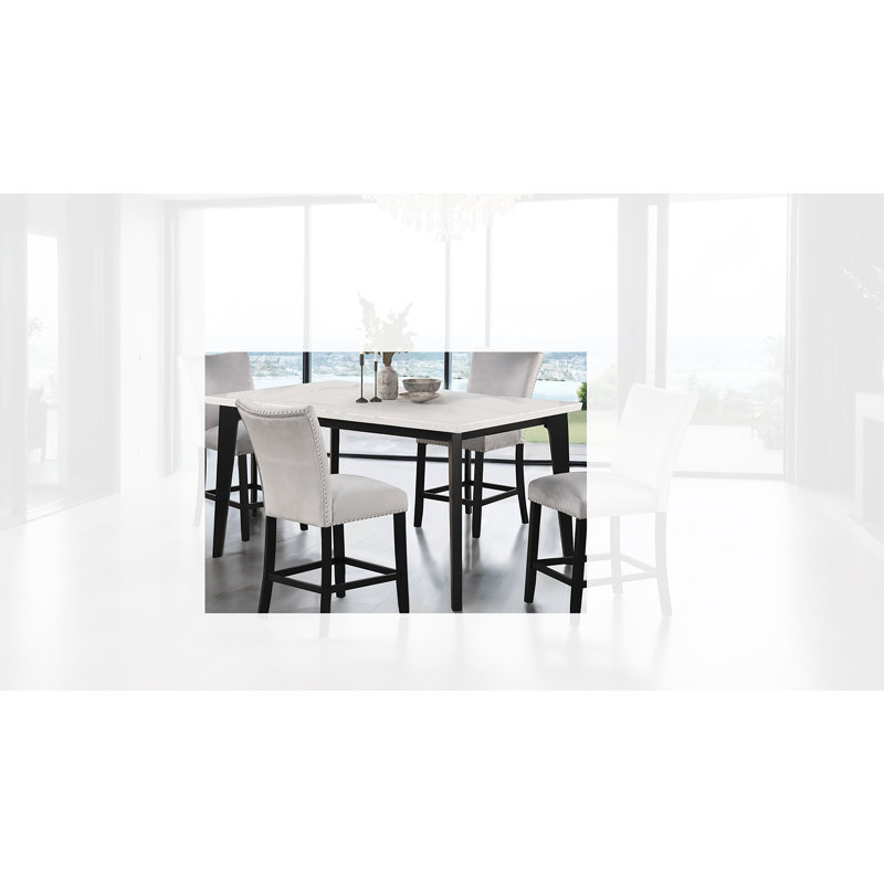 Table à hauteur de comptoir Jacklien, H 37 po x L 70 po x l 38 po