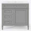 Meuble-lavabo de salle de bain avec lavabo, armoire de rangement pour salle de bain avec tiroir basculant, lavabo simple-916933546
