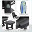 Fauteuil inclinable avec repose-pieds Fauteuil pivotant moderne en similicuir pour salon Vibration Massage | Noir | Base en bois-151568208