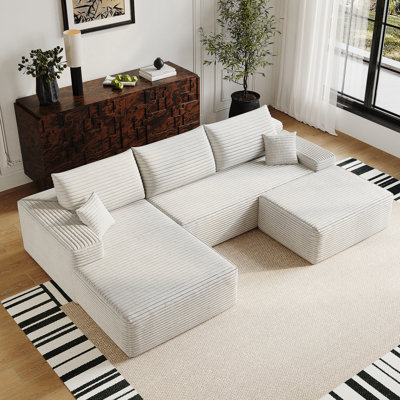 Canapé modulaire 107 po avec repose-pieds Cloud