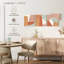 «Boho Neutral Abstract Triptych», reproduction sur toile-93060297