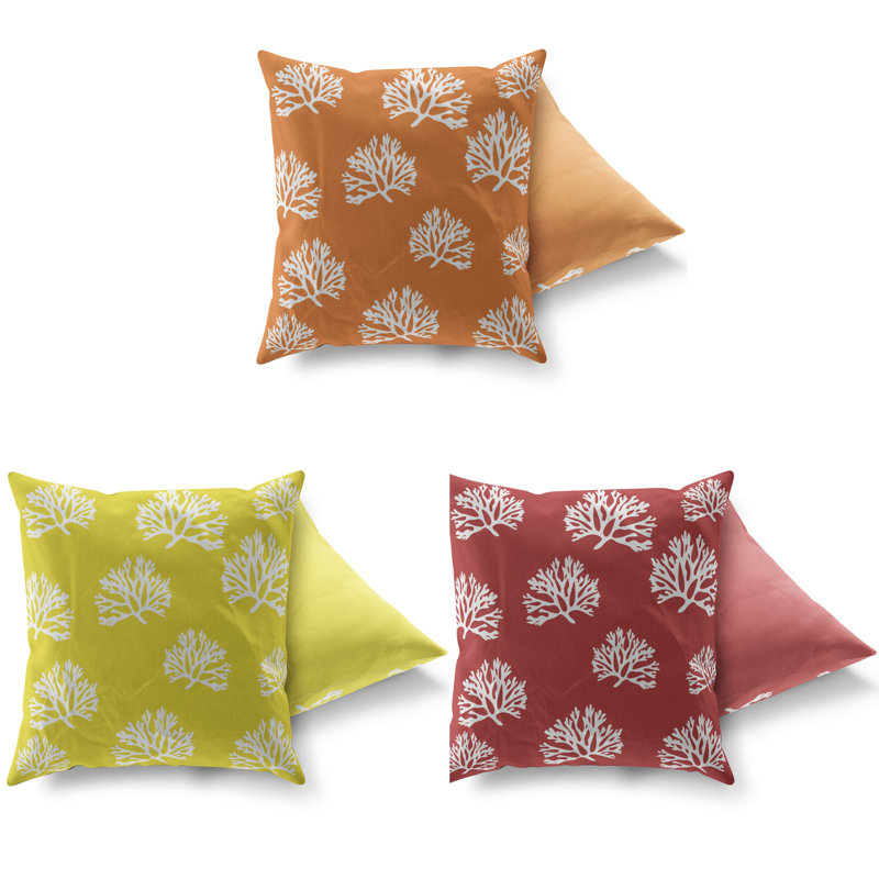 Ziva Floral Square Throw Cushion