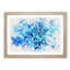 Blue Dahlia Flower - Picture Frame Graphic Art Print-56871915-56871917