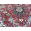 Tapis unique en laine noué à la main rouge de 9 pi 10 po x 13 pi 10 po Mahya