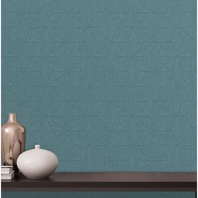 Rouleau de papier peint géométrique L 33 pi x l 20,5 po Rovel