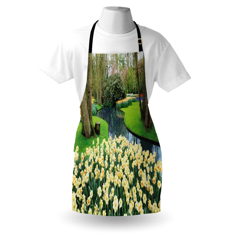 No Pattern Bib Apron