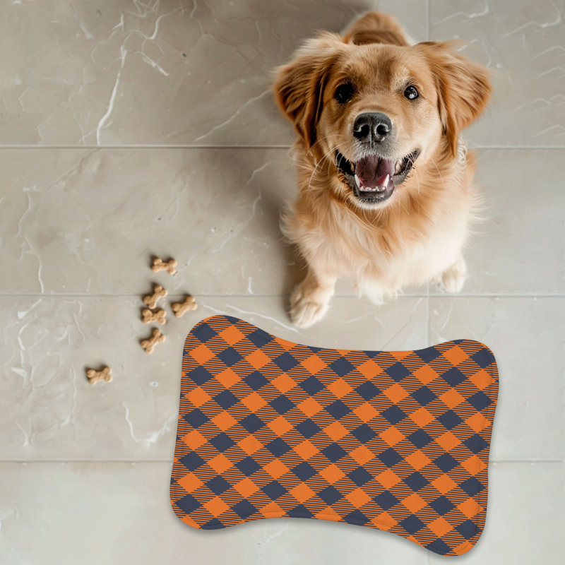 Tartan Dusk - tapis d'alimentation en os 1 pièce
