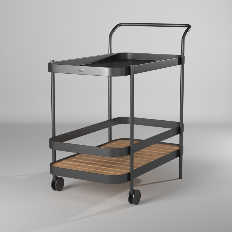 Roll Bar Cart, Lava Gray, Lava Gray