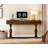 Farmhouse Office Desk & 9-Drawer Storage System - Complete Workspace Solution With Integrated Power Station-18916140