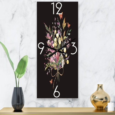 Arrangement floral rétro avec fleurs sauvages