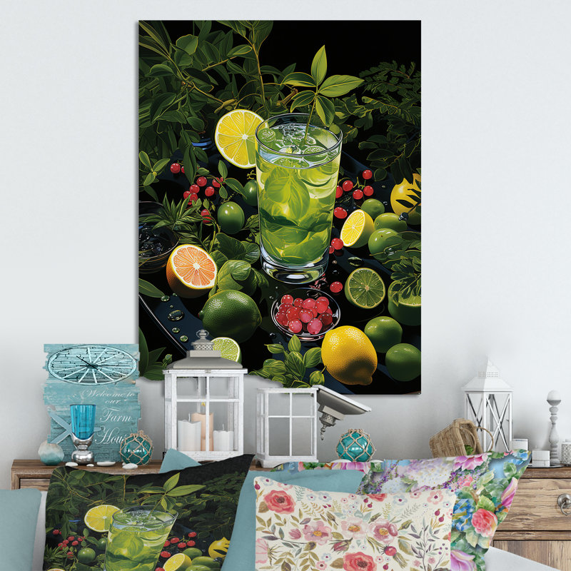 Canapé Cocktail Fauvist, H 20 po x l 12 po x P 1 po