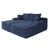 Tissu bleu