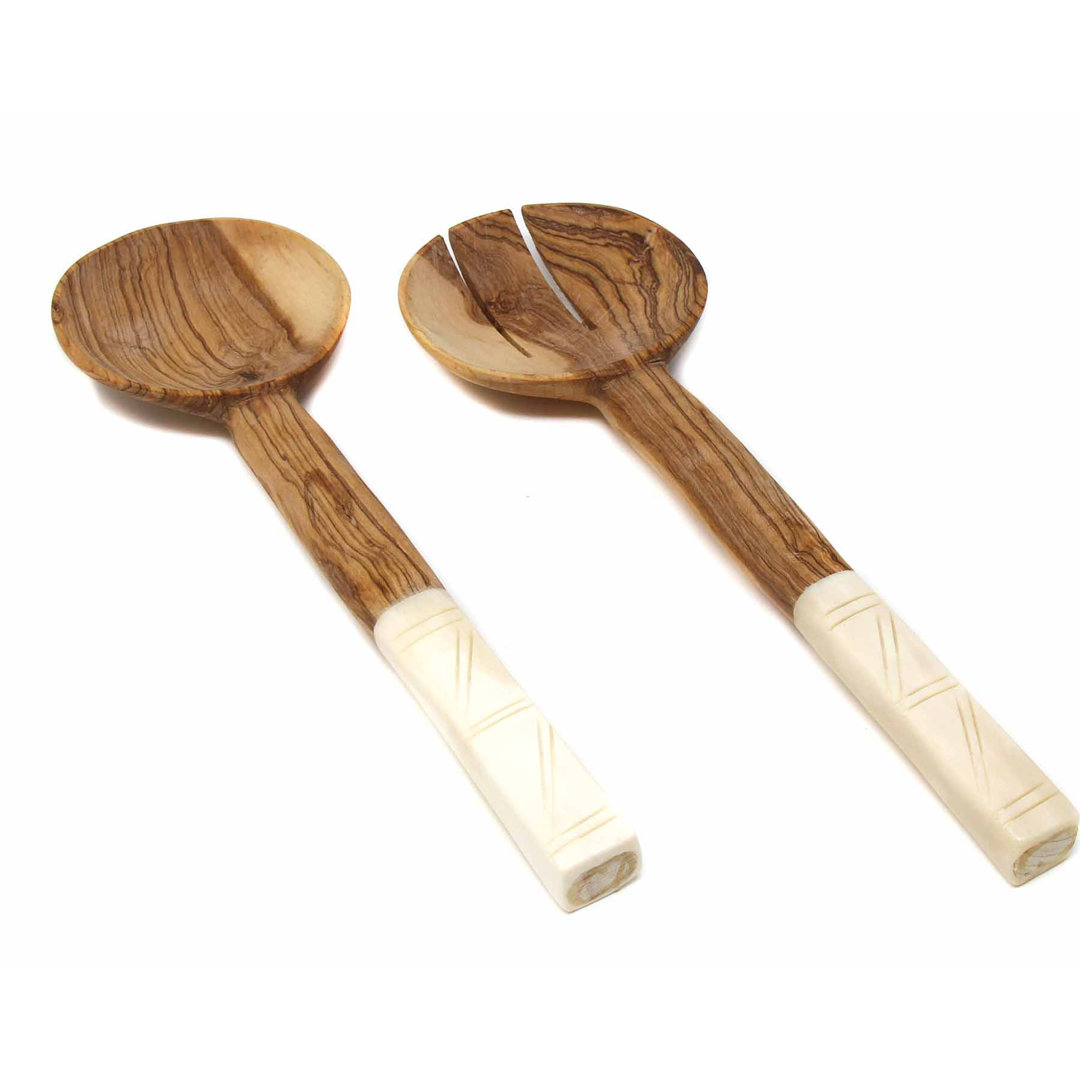 Aria Salad Servers Union Rustic