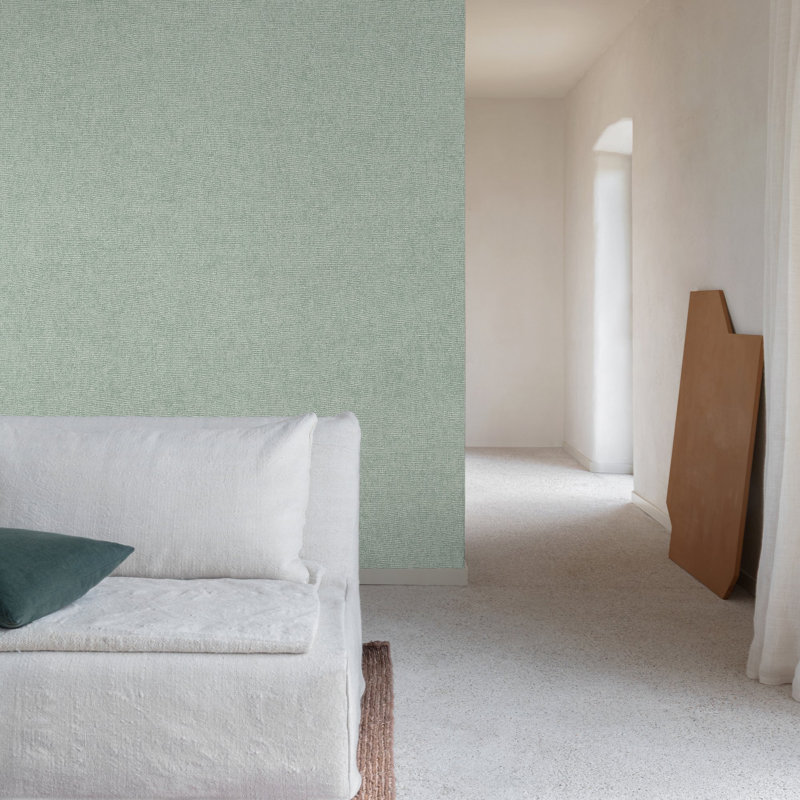 Surfaces Collection Natural Texture Wallpaper Roll, Off-White
