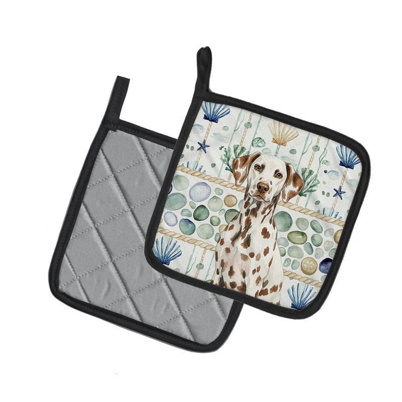 Paire de porte-casseroles en verre