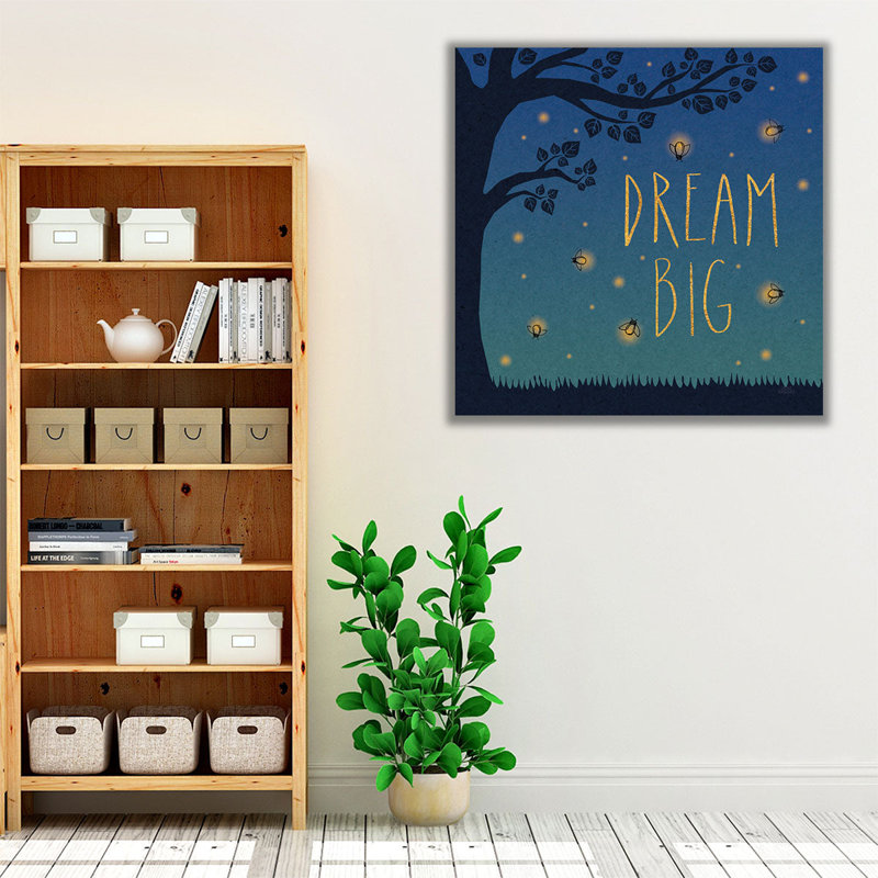 Twilight Fireflies I - reproduction d'art sur toile, H 12 po x l 12 po