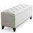 Beige Storage Bench-1104562618