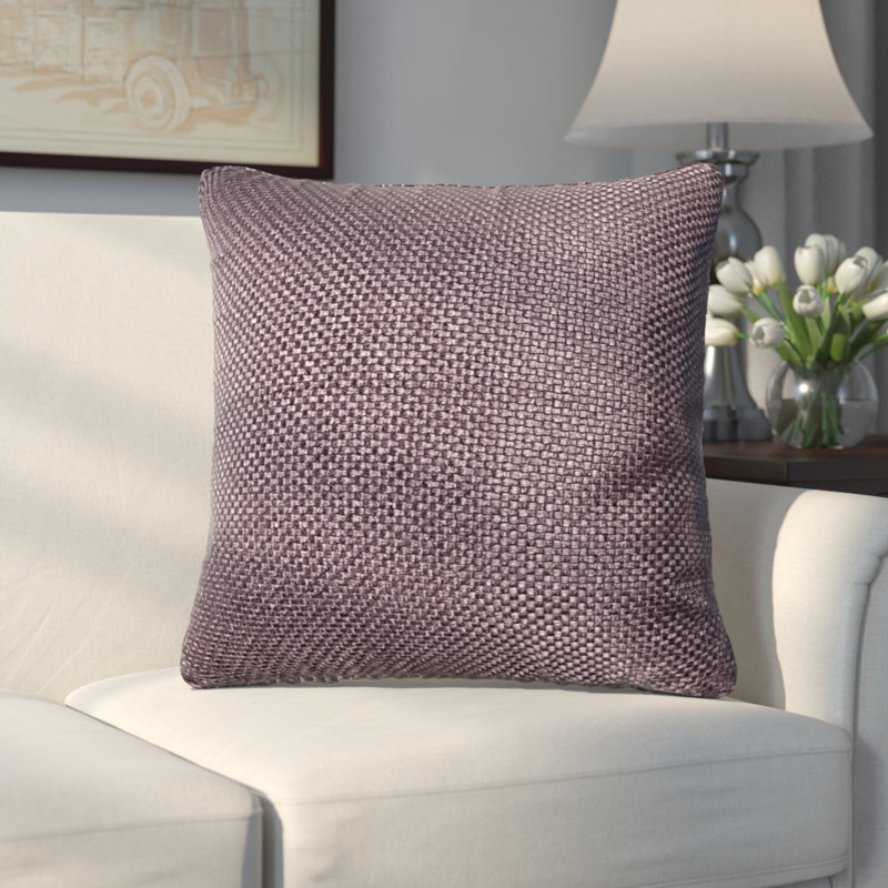 Route Silk Square Pillow Cover & Insert, Shitake, 20"