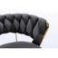2 tabourets de bar, revêtement gris, base et repose-pieds, hauteur du tabouret pivotant réglable, couleur moderne du tabouret, siège en mousse haute résilience, réglable