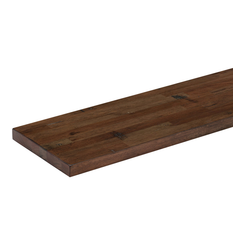 Bois massif teint noyer eucalyptus Heikes, H 1,5 po x l 96 po x P 12 po