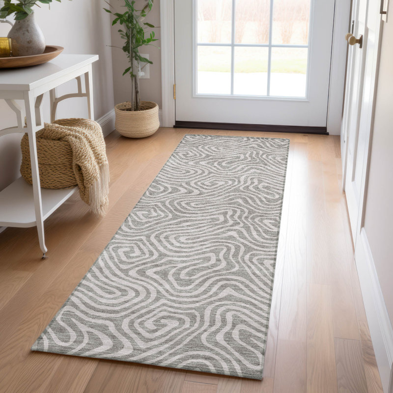  Machine Washable Indoor/Outdoor Chayden ACN1030 Rug, Runner 2'3" x 7'6"