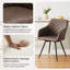 50cm H Upholstered Metal Armchair-1003271436