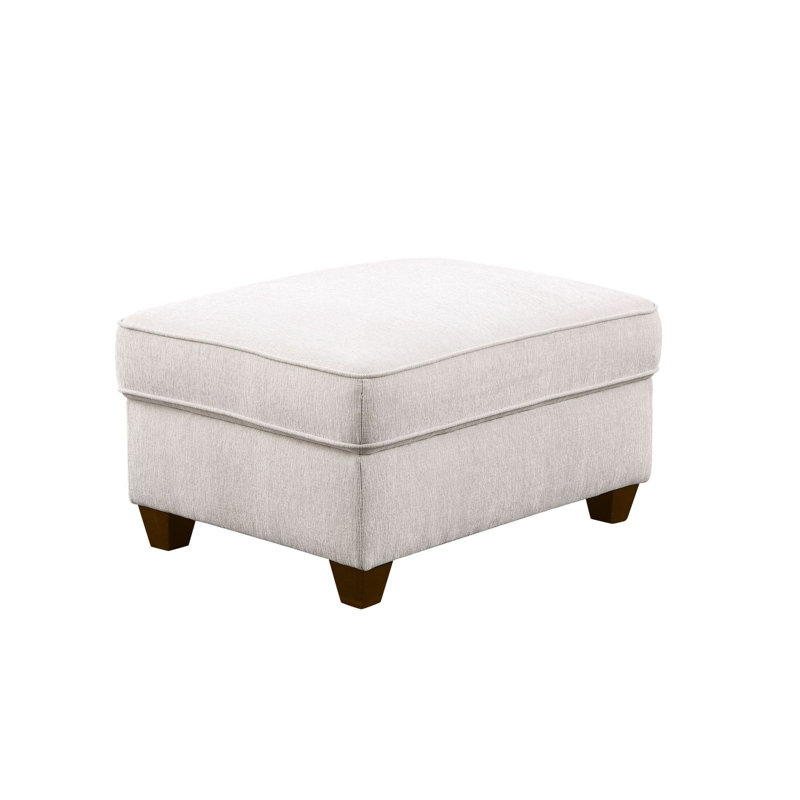 Repose-pieds rembourré 34 pi Naomi, Chenille beige