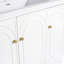 Meuble-lavabo autoportant 48 po et 3 portes d'armoire à fermeture en douceur (emballage KD) - sans le lavabo-792814734