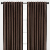 Heady Solid Room Darkening Tab Top Curtain Panels