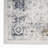 Nourison Astra Machine Washable Ivory Blue Vintage Indoor Rug-1615917208