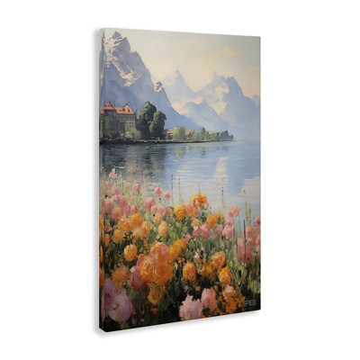Art mural sur toile Mountain Meadow Outskirt par Roozbeh Bahramali