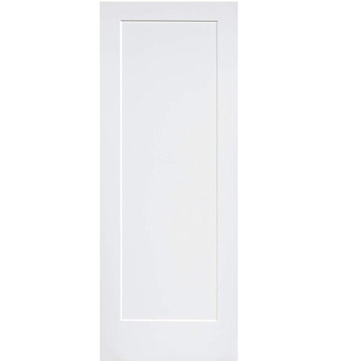 80 Inch Shaker 1 Panel Solid Core Primed Interior Door Slab