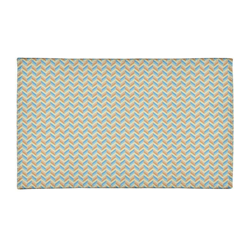 Chenille Chevron Indoor Rug, Rectangle 2' x 3'