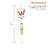 Elithia Metal Animals Wind Chime-615621293