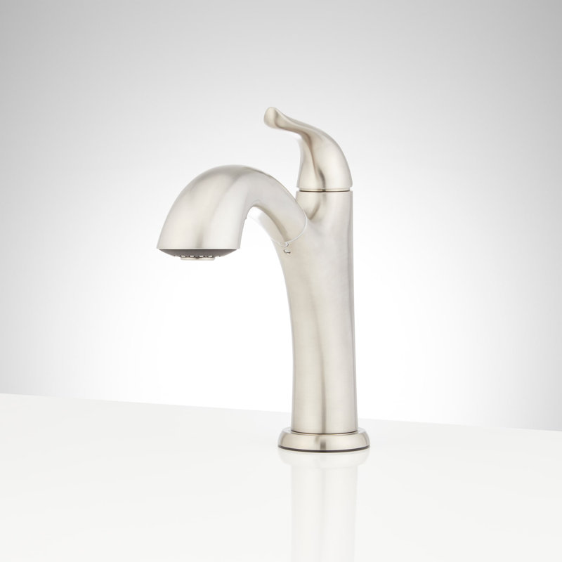 Cypress Single-Hole Dual-Function Pull-Out Kitchen Faucet - Stainless Steel, Stainless Steel