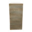 Console arquée 32,3 x 14,2 x 29,9 po moderne avec faux fini travertin beige